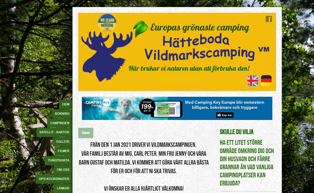 Hem | Vildmarkscamping