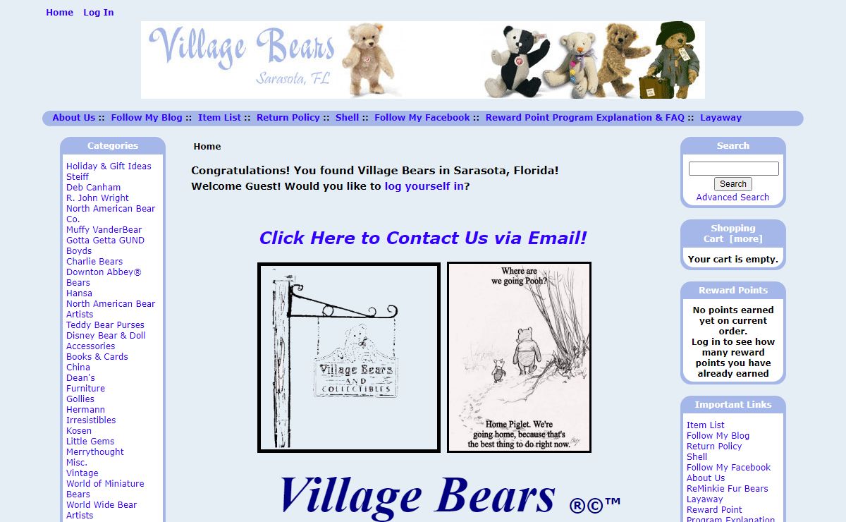 Village Bears!, Your Favorite Bear Store