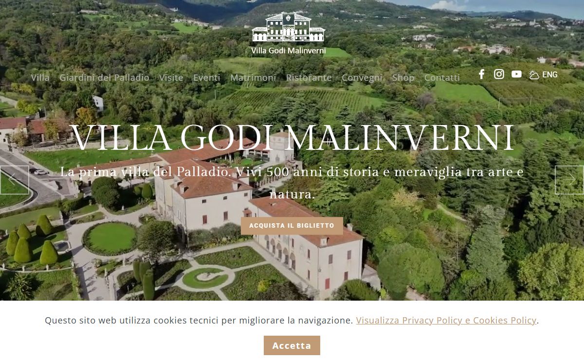 Villa Godi Malinverni a Lugo di Vicenza - Prima Villa di Andrea Palladio