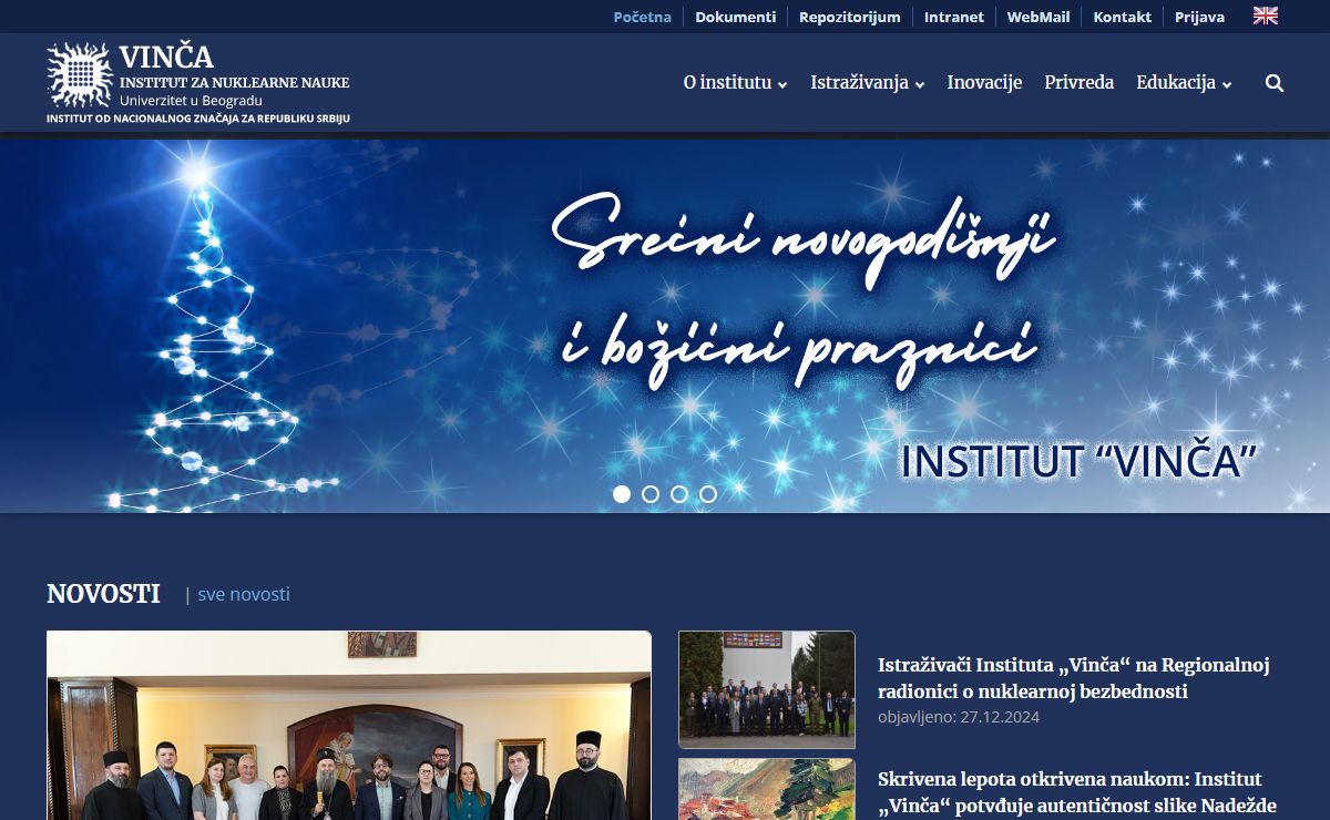 Home - Institut za nuklearne nauke "Vinča"