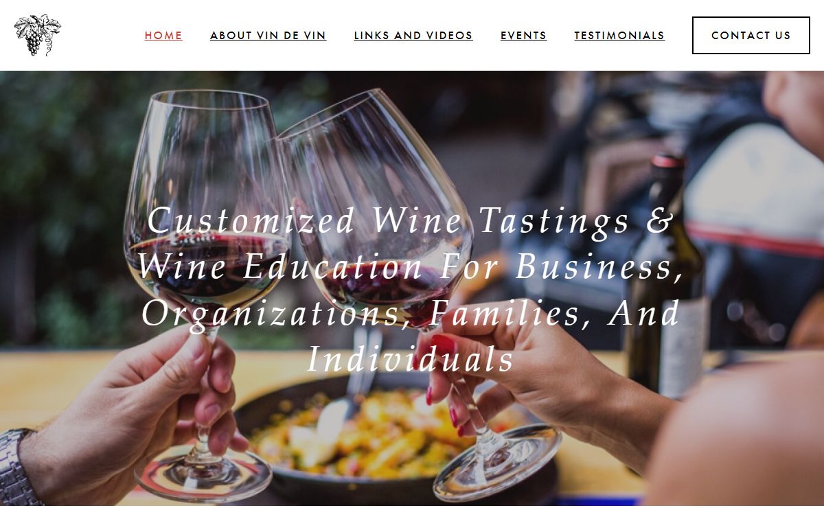 Vin de Vin - Customized Wine Tastings & Wine Education