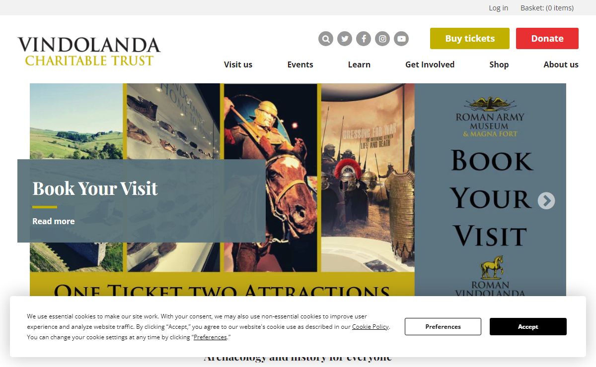 Visit Vindolanda & the Roman Army Museum