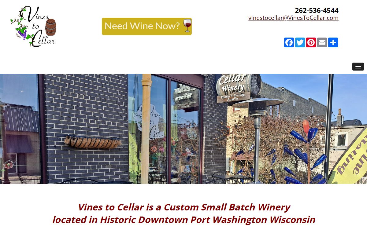 Port Washington Winery | Vines to Cellar Port Washington Winery