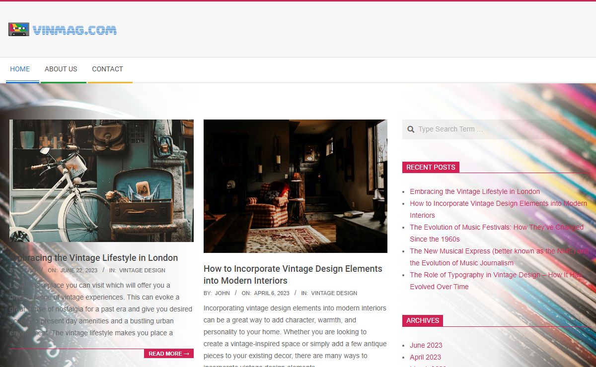 VinMag.com - Your Online Destination for Vintage Culture