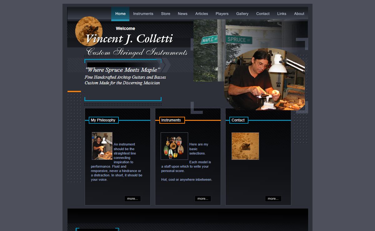 Vincent Colletti Custom Stringed Instruments