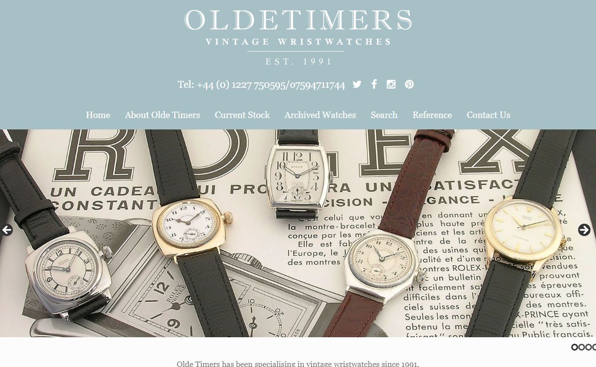 Vintage Wristwatches | Olde Timers Vintage Watches