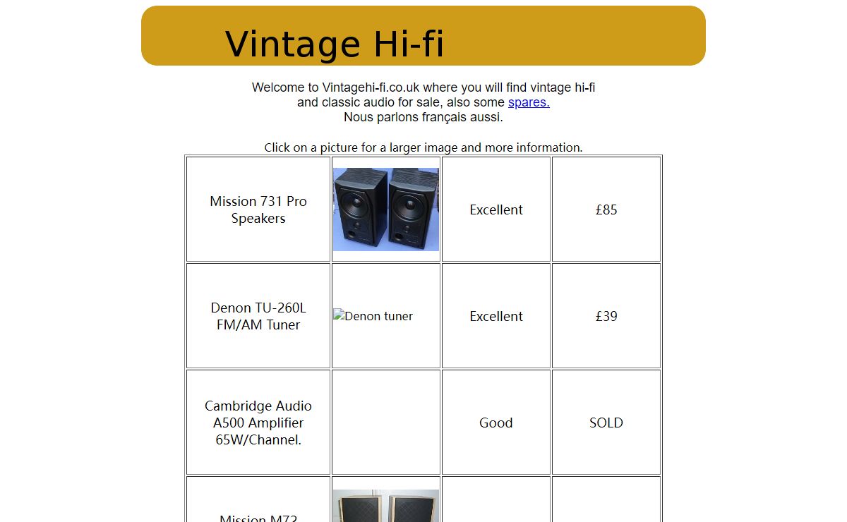 Vintage Hi-fi