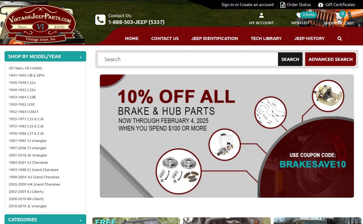 Willys Jeep Parts | Jeep Wrangler Accessories - Vintage Jeep Parts