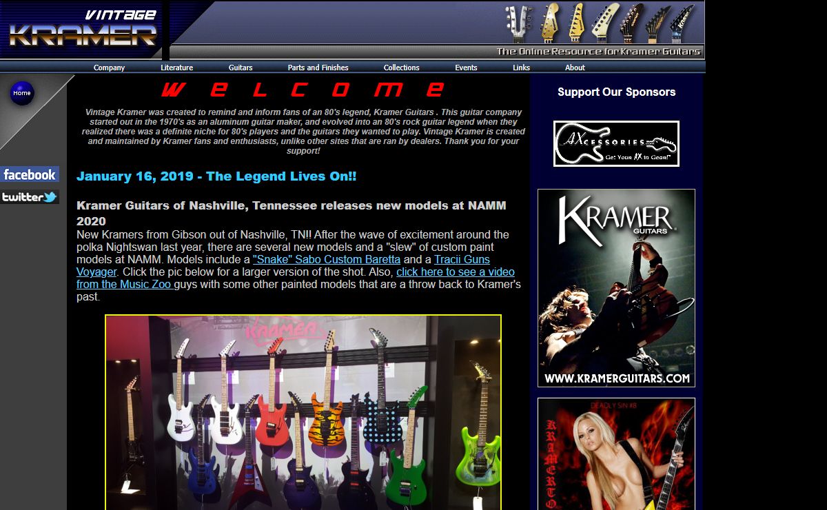 V i n t a g e K r a m e r - The Online Resource for Vintage and New Kramer Guitars