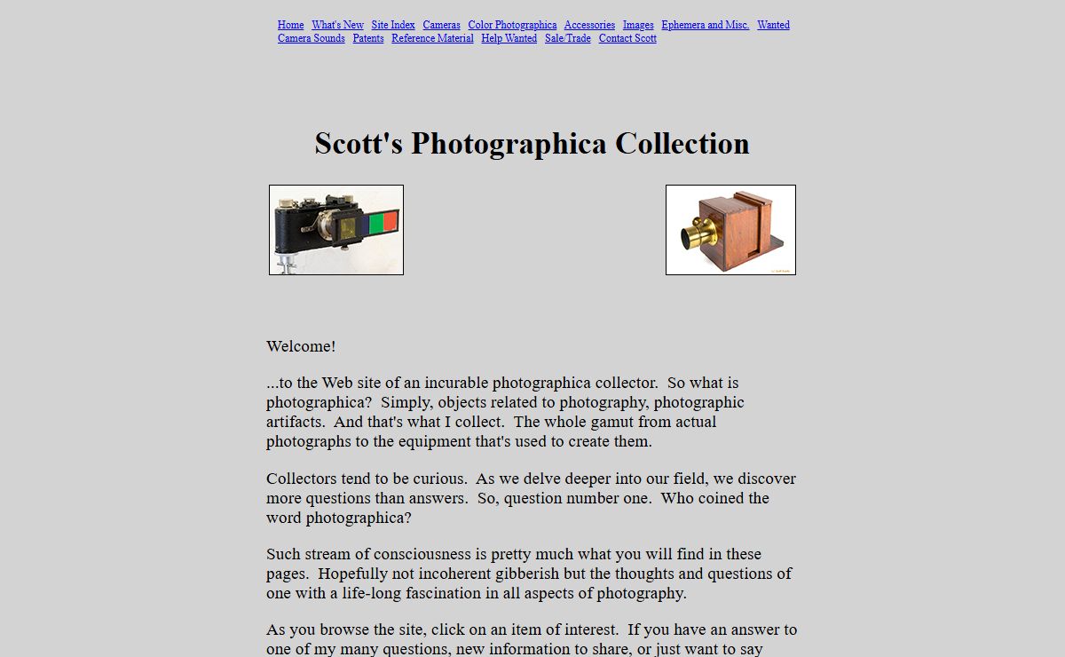 Scott's Photographica Collection