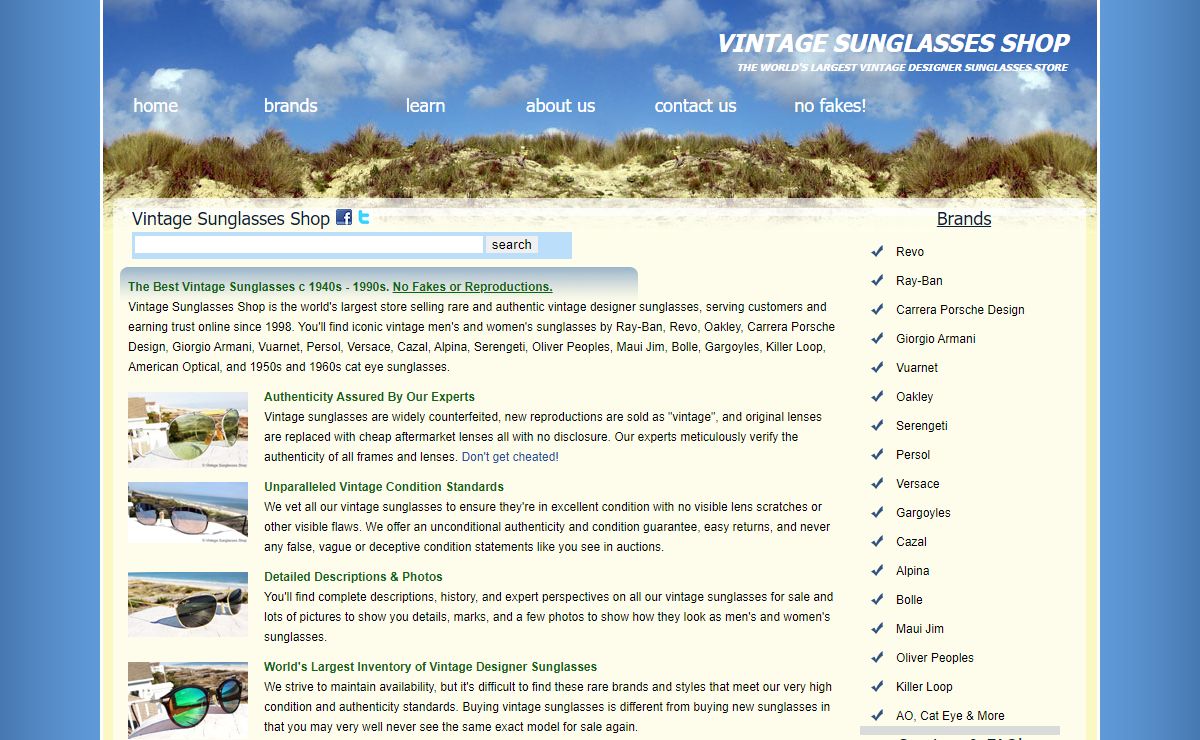 Vintage Sunglasses Shop - Vintage Sunglasses Store For Men and Women