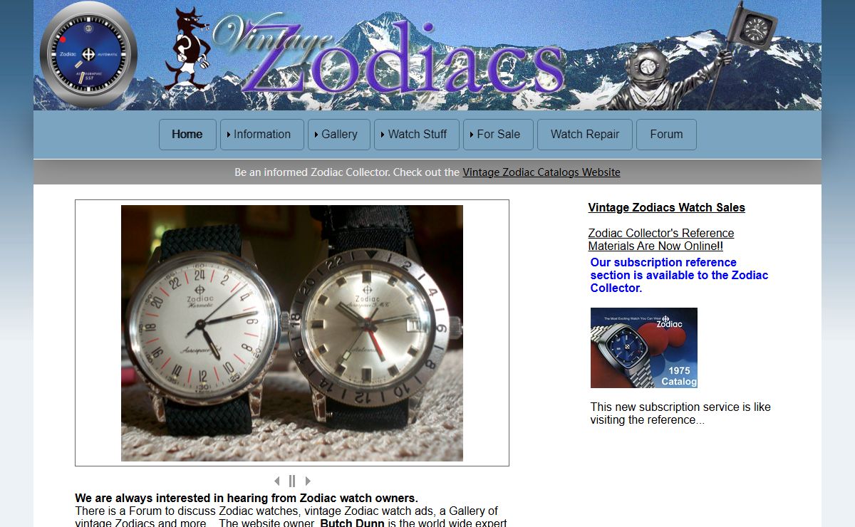 Vintage Zodiacs