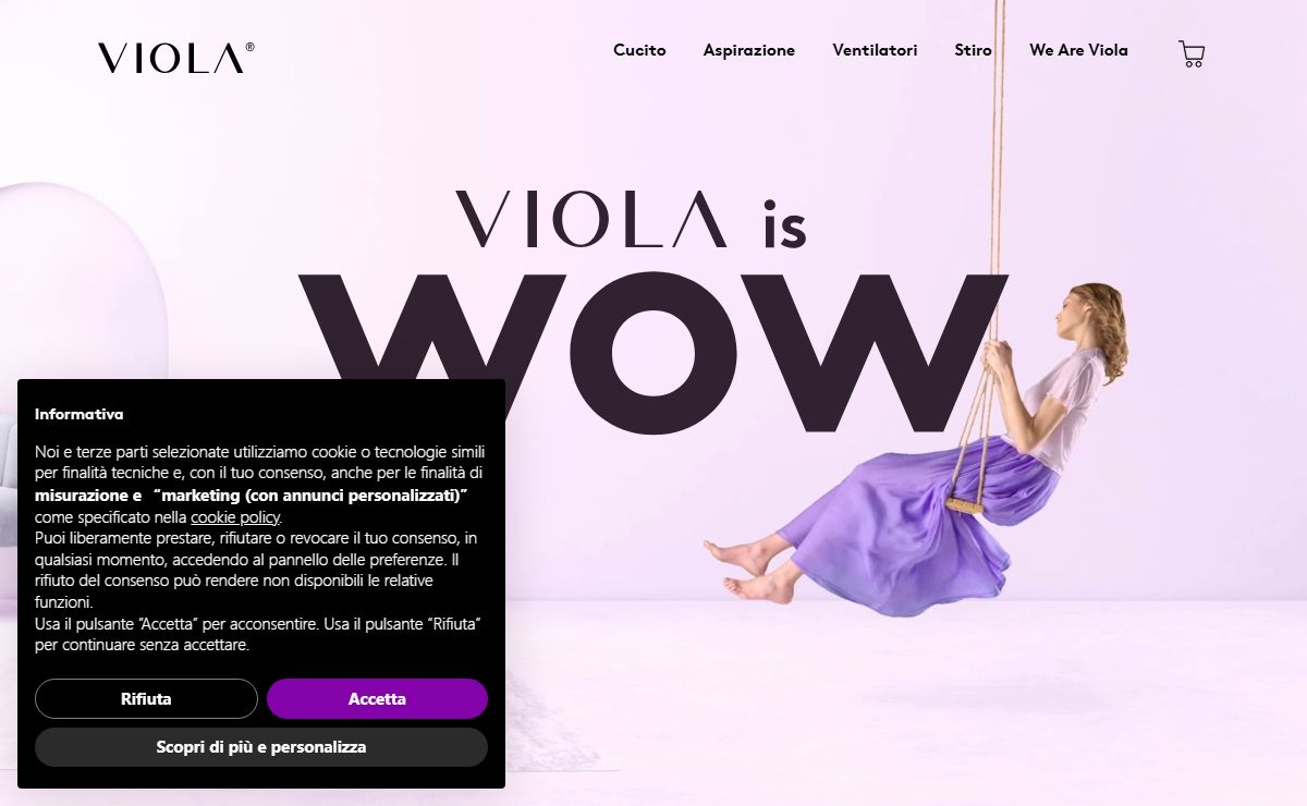 VIOLA macchina da cucire, aspirapolvere, ferro da stiro