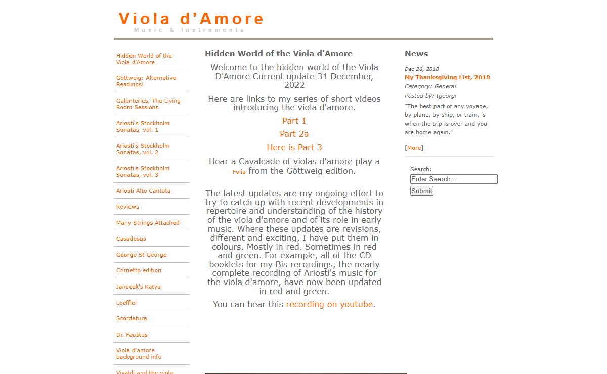 Viola d'Amore - Hidden World of the Viola d'Amore