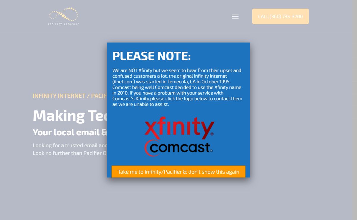 Local Email & Web Hosting Solutions - Infinity Internet