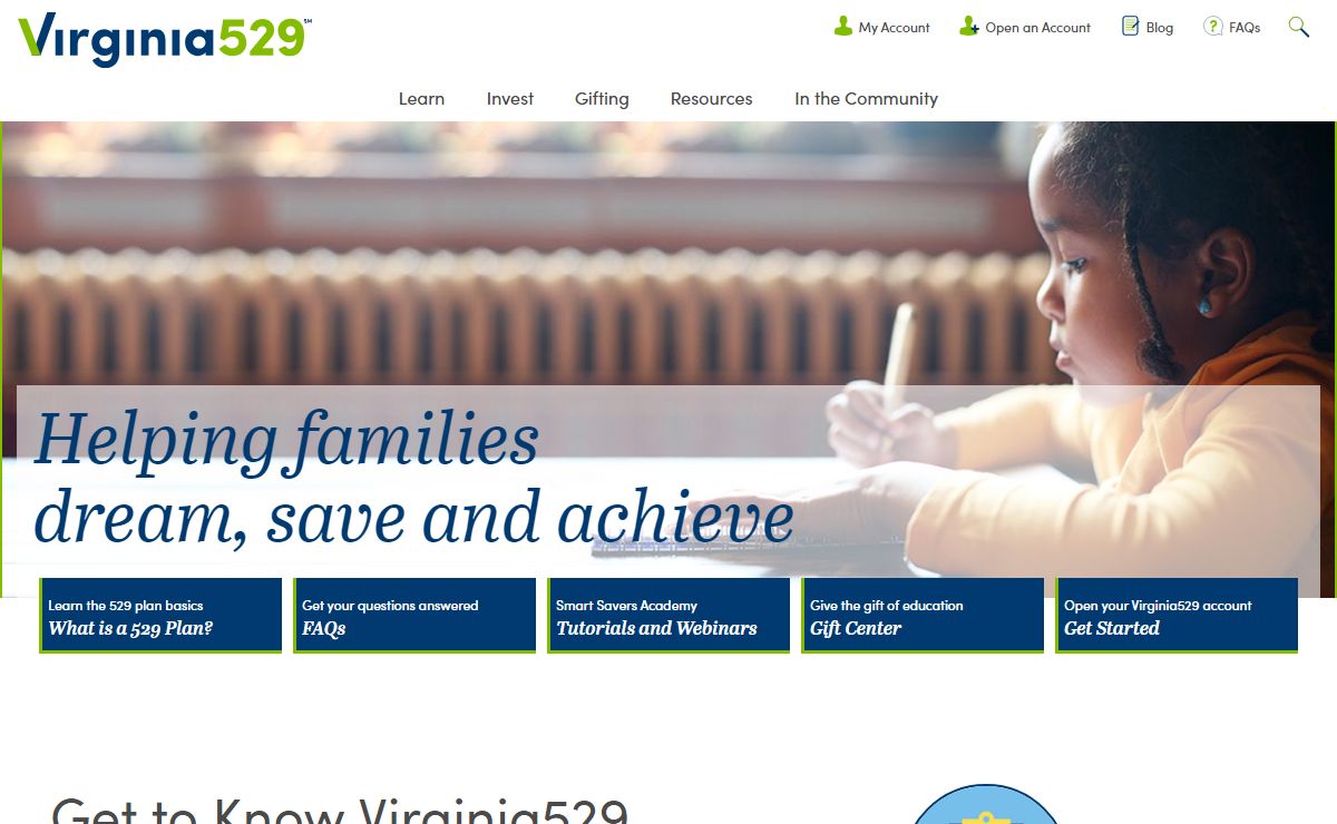 Virginia529 | 529 College Savings Plans | Tax-Advantaged | Low Fees | Virginia529