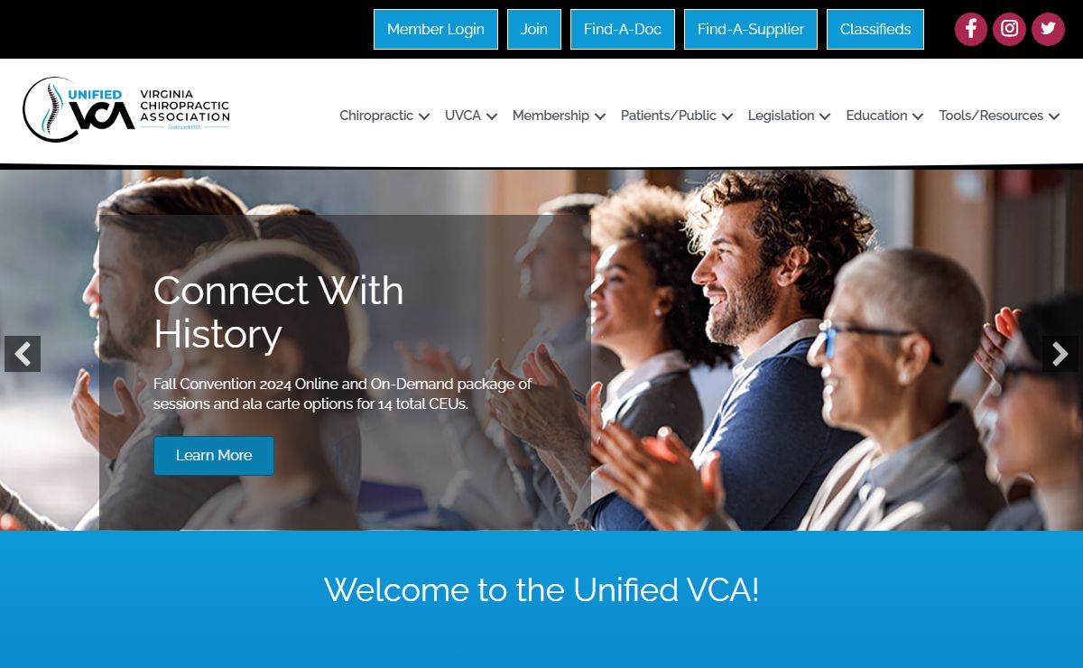 Home - Unified Virginia Chiropractic Association | UVCA