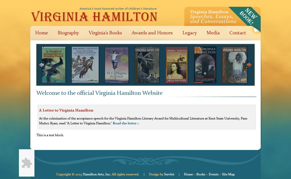 Virginia Hamilton - America's most honored writer of children's literature