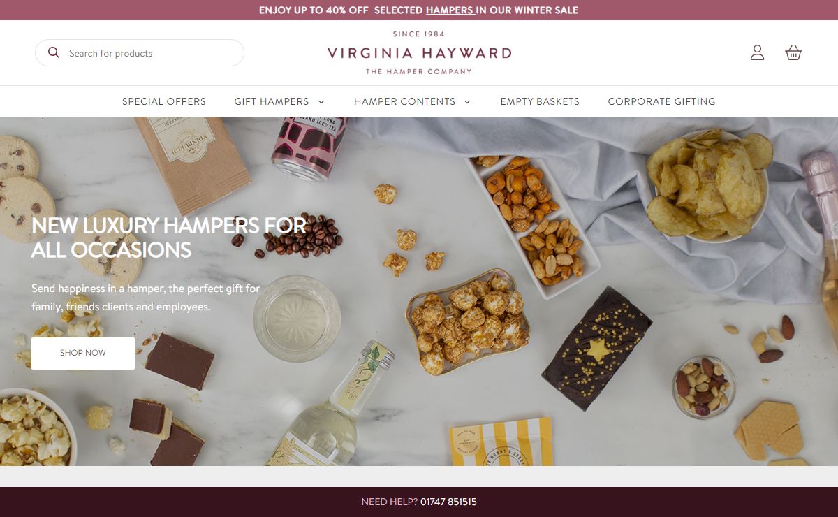 Virginia Hayward: Gift Hampers Since 1984