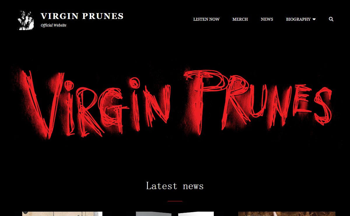 Virgin Prunes – Official website