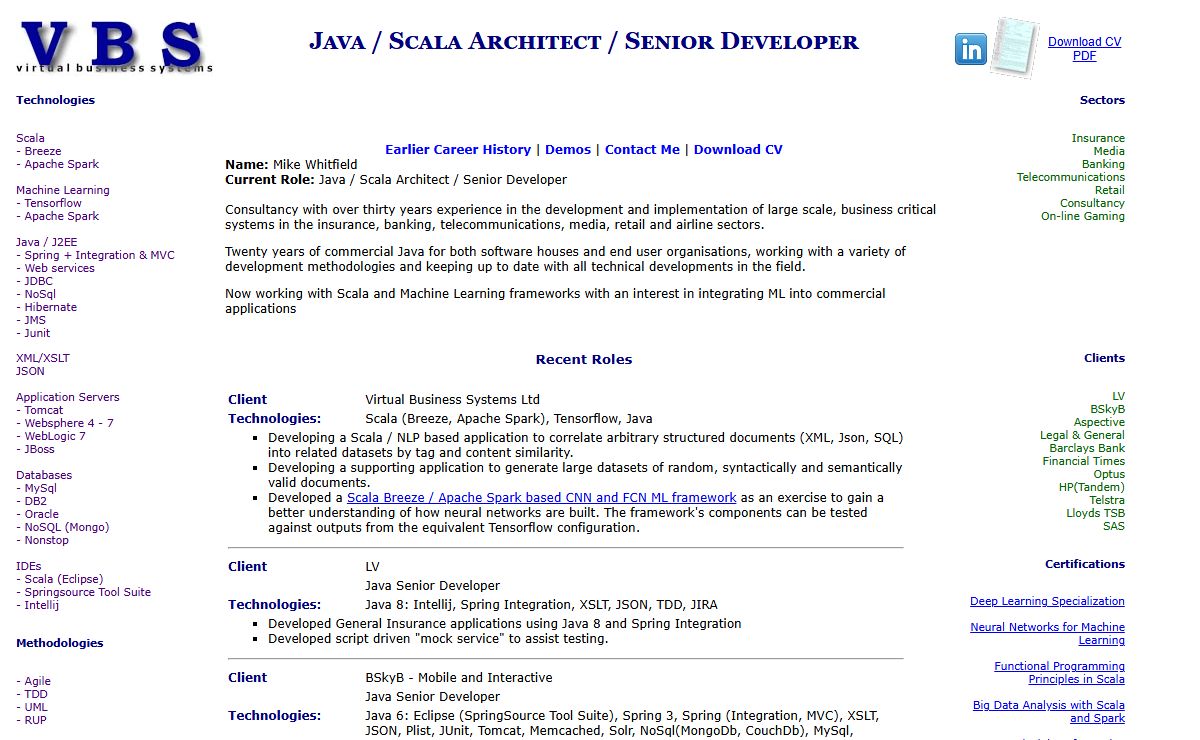 Java / Scala Architect / Senior Developer