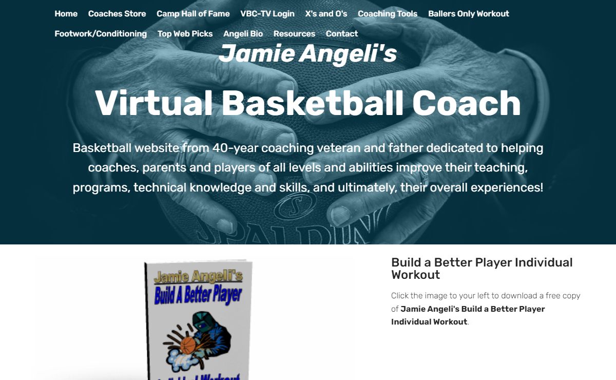 Jamie Angeli's ALL NEW Virtual Basketball Coach