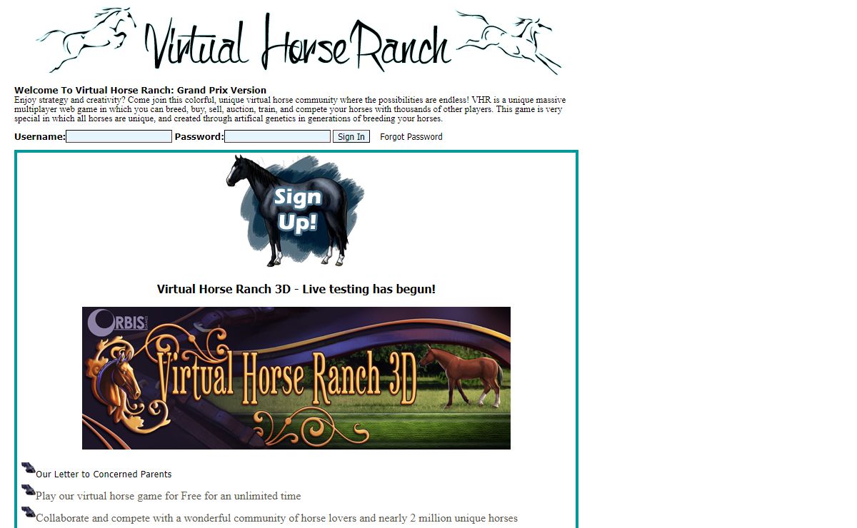 Virtual Horse Ranch - Free Horse Game