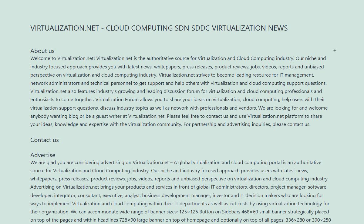 Virtualization.net - Cloud Computing SDN SDDC Forum News