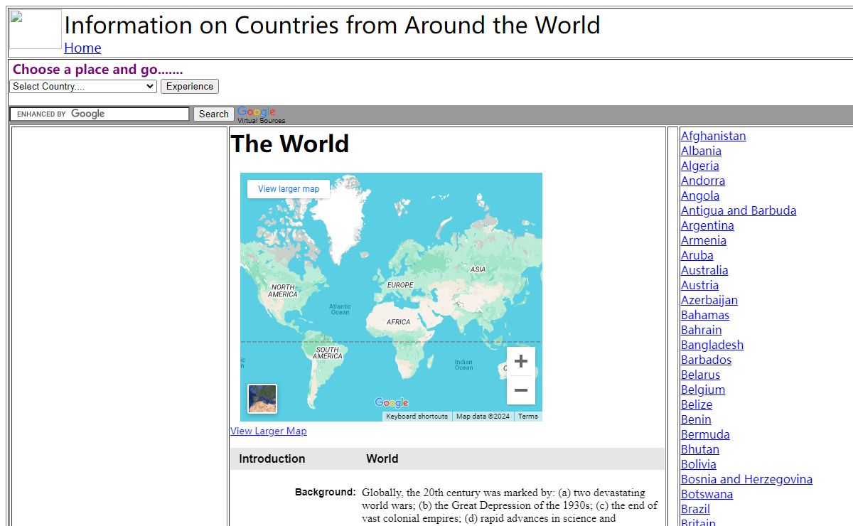 Country Information