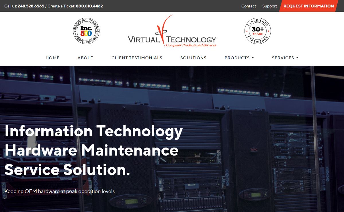 Virtual technology | Multi-Vendor Data Center Support