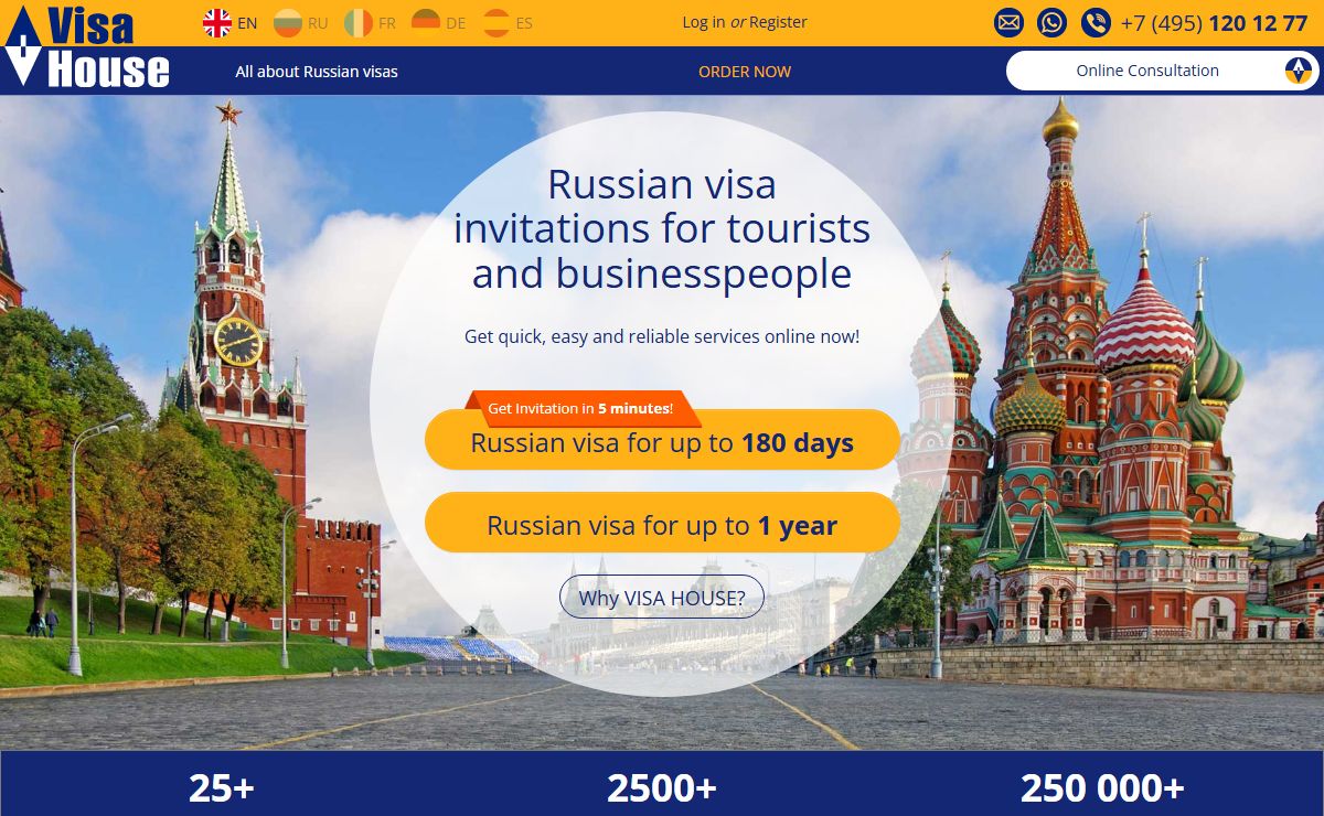 Russian Visa Online – Tourist and Business Visa Invitations