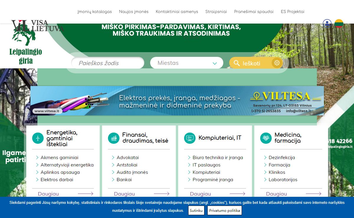 Įmonių katalogas, įmonių paieška - VisaLietuva.lt