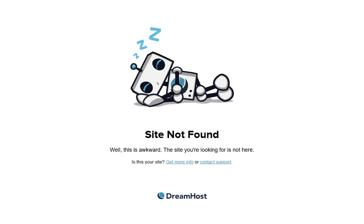 Site not found · DreamHost