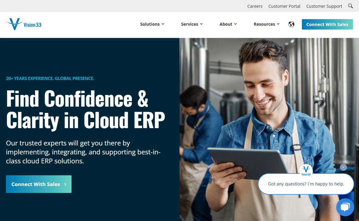 SAP Cloud ERP Partner | Sage Intacct Partner | Vision33