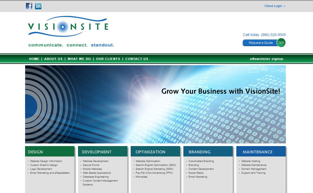 VisionSite - communicate. connect. standout.