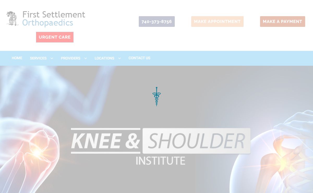 Welcome to First Settlement Orthopaedics
