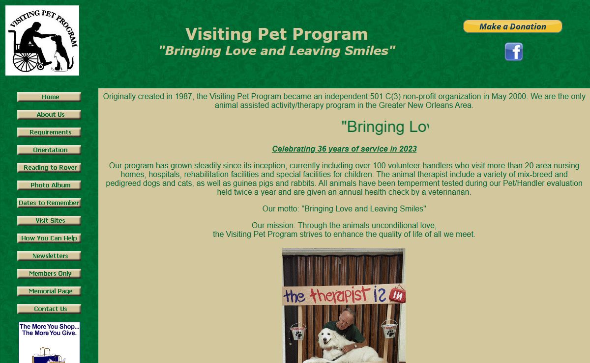 Visiting Pet Program