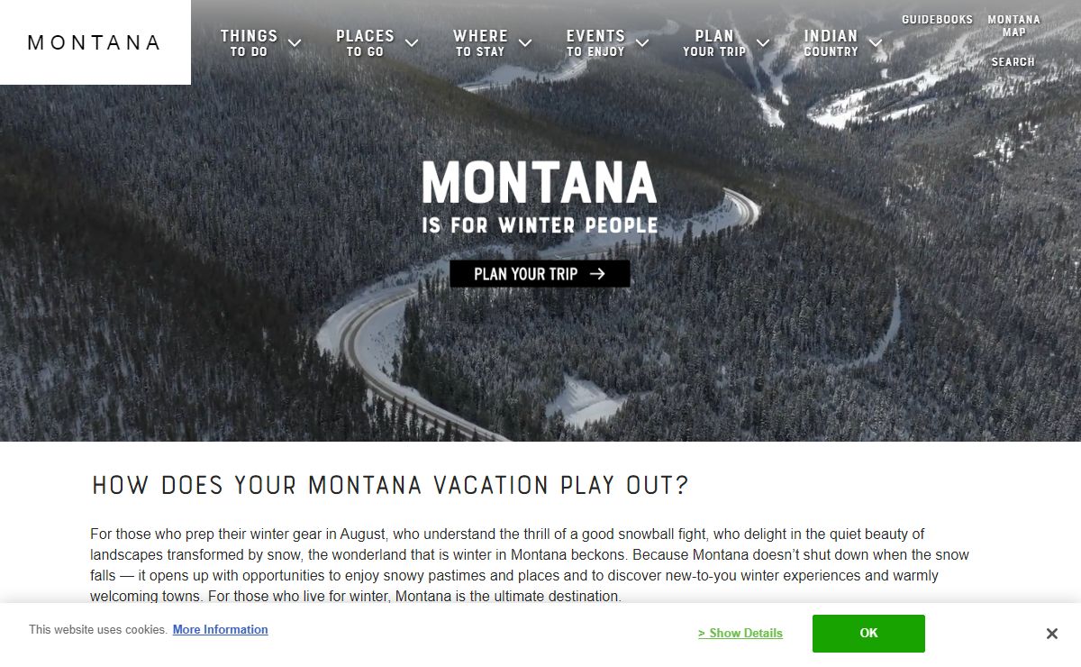 Montana’s Official Tourism, Travel & Vacation Info Site