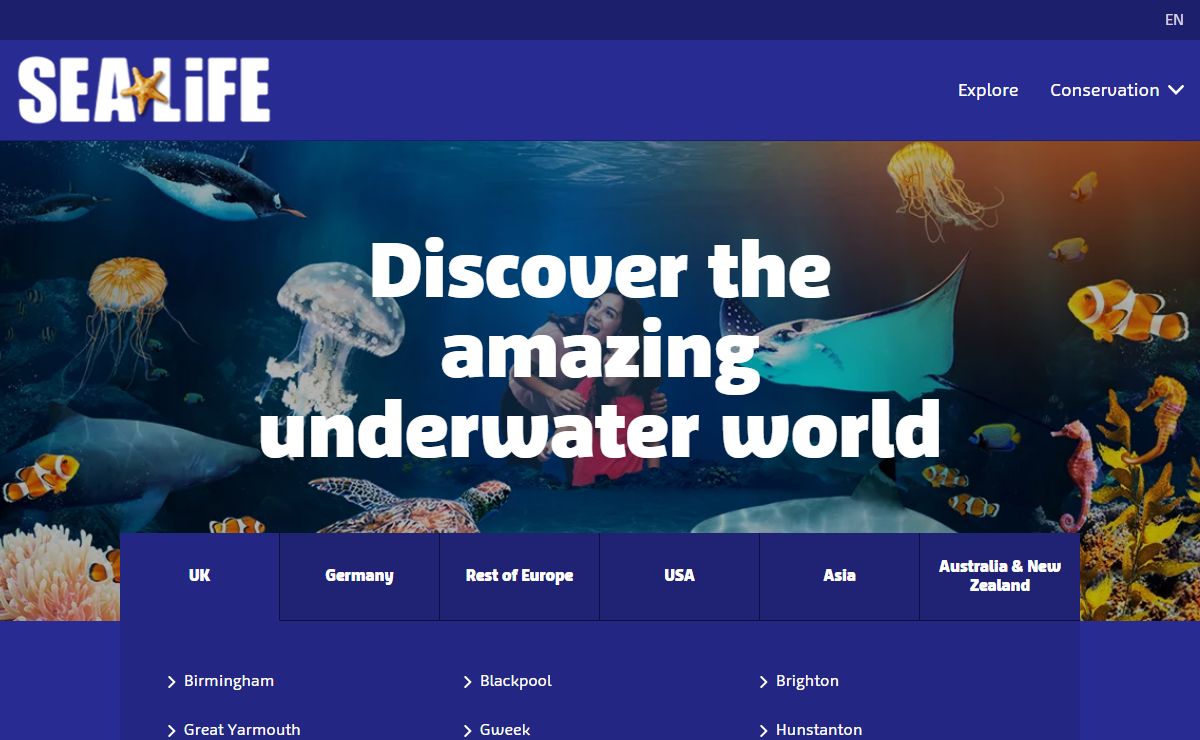 SEA LIFE Aquariums & Attractions | Official SEA LIFE website