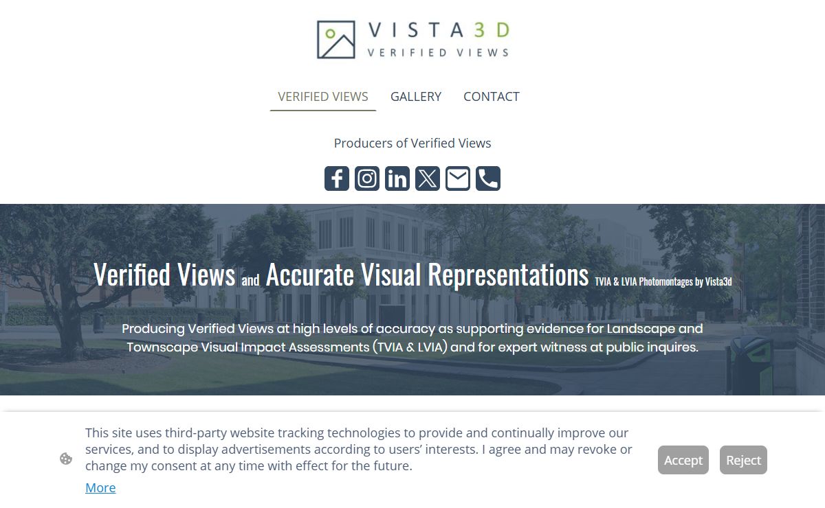 Verified Views Accurate Visual representation LVIA TVIA by Vista3d