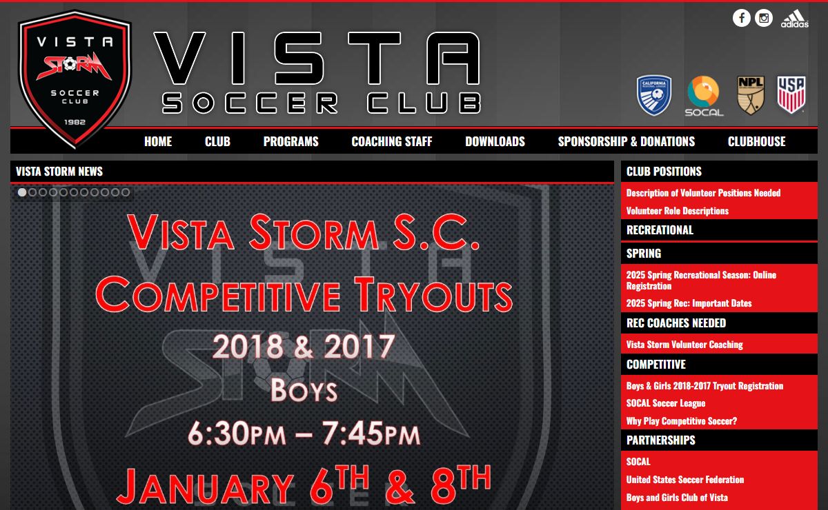 Vista Soccer Club | Home