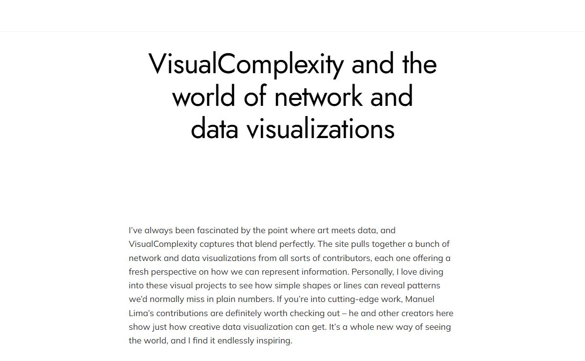 visualcomplexity.com | A visual exploration on mapping complex networks