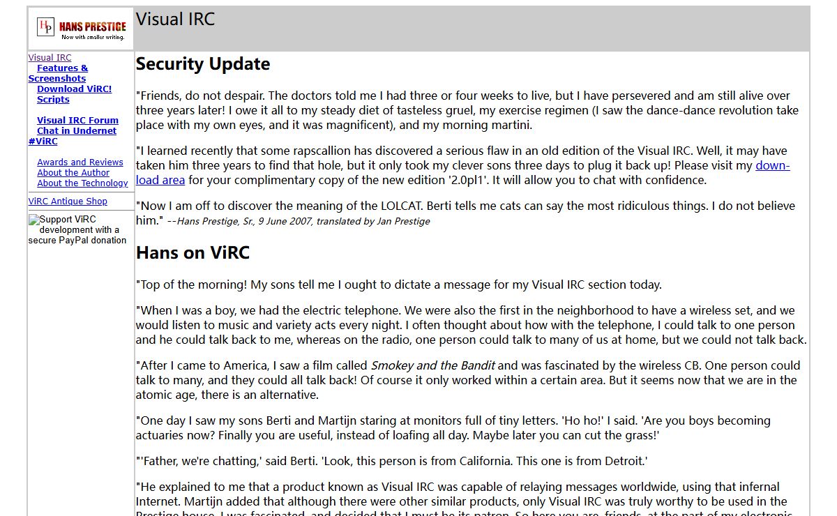 Visual IRC 2