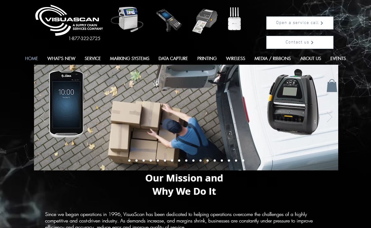 Barcode Scanners,Inkjet Systems,Labels,Printers | Visuascan | Canada