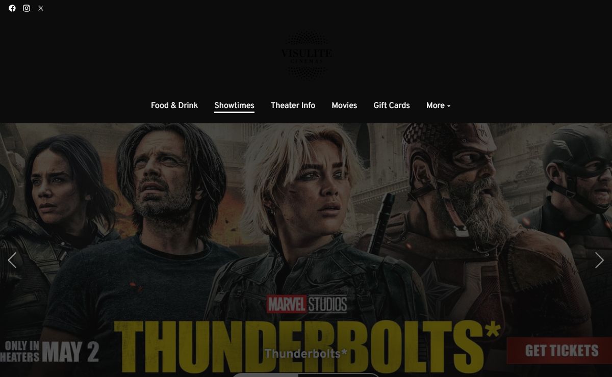 Movies Now Playing and information plus purchase tickets - Visulite Cinema