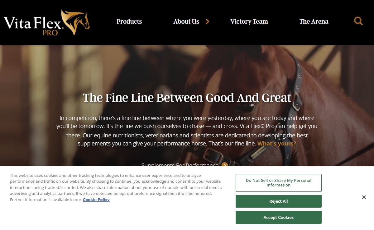 Vita Flex® Pro | Premium Equine Performance Products