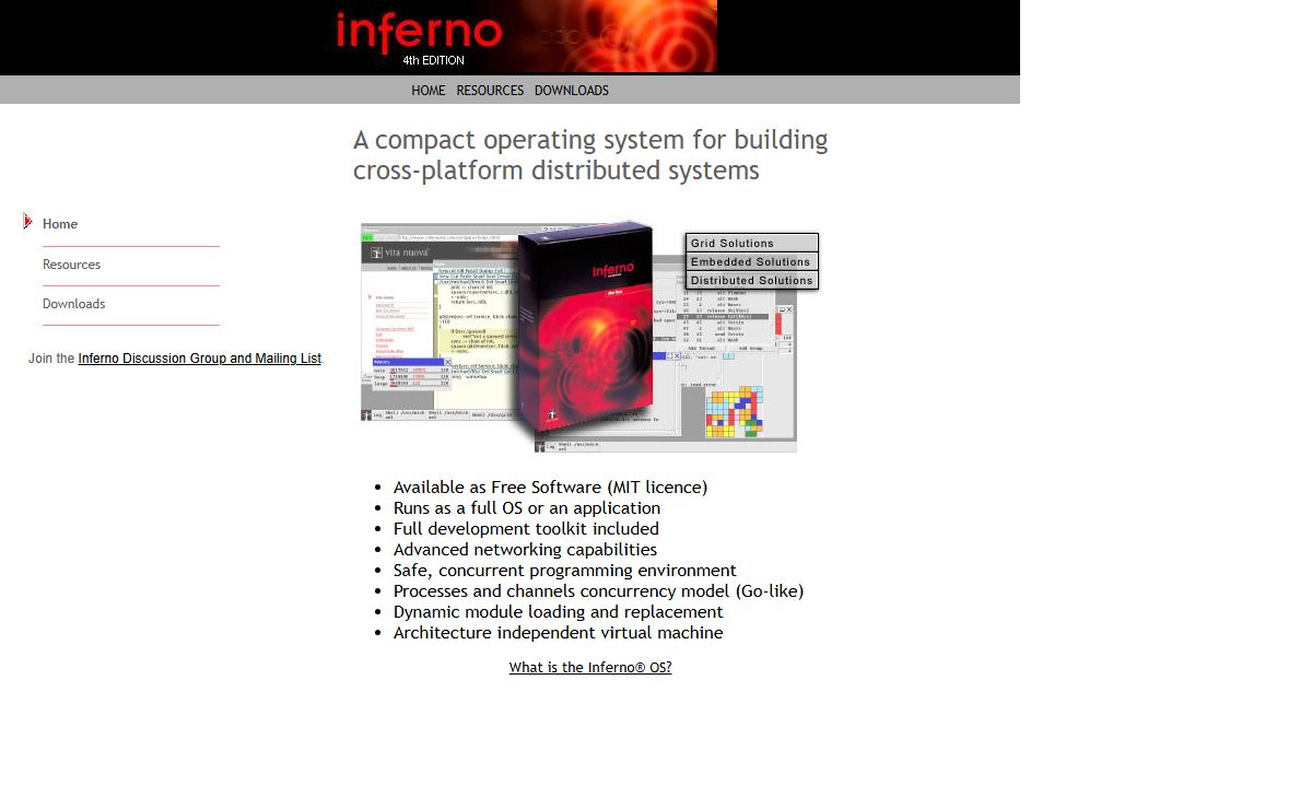 Inferno OS: operating system for portable distributed applications