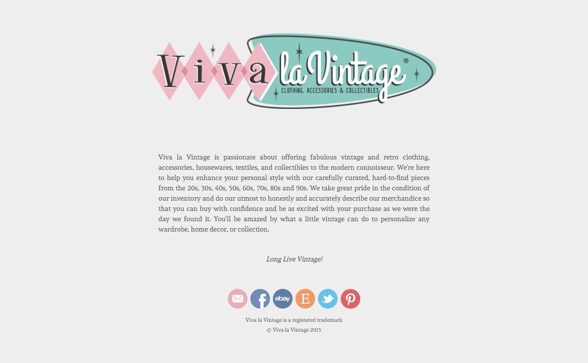 Viva La Vintage