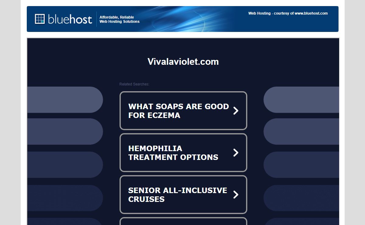 Welcome vivalaviolet.com - BlueHost.com