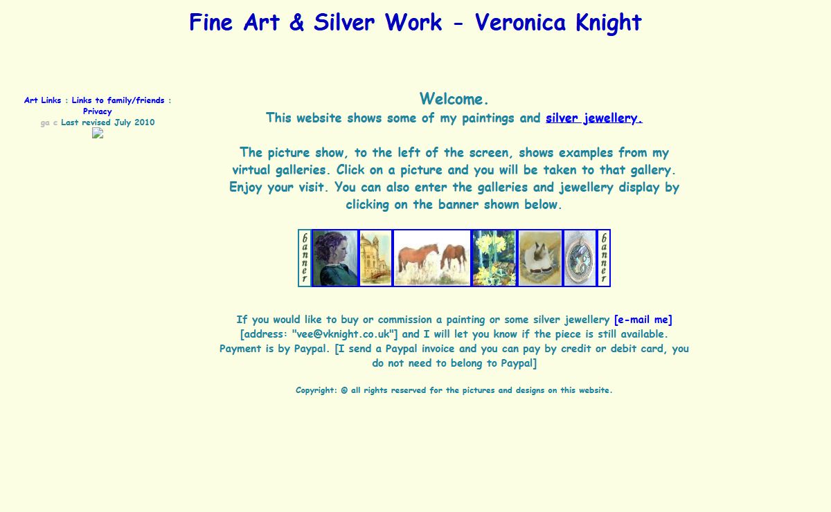Portrait Commissions, Artist's Fine Art Galleries, Veronica Knight